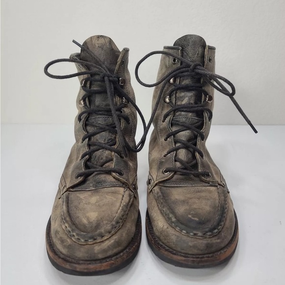 BED STU Westwards Boots Distressed Leather Size 11 Mens - Picture 3 of 15